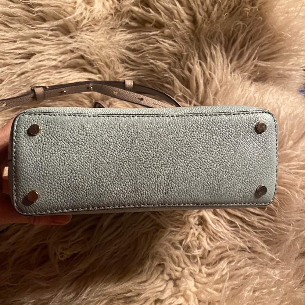 Kate Spade Mint and Taupe Leather Satchel - Picture 4 of 9